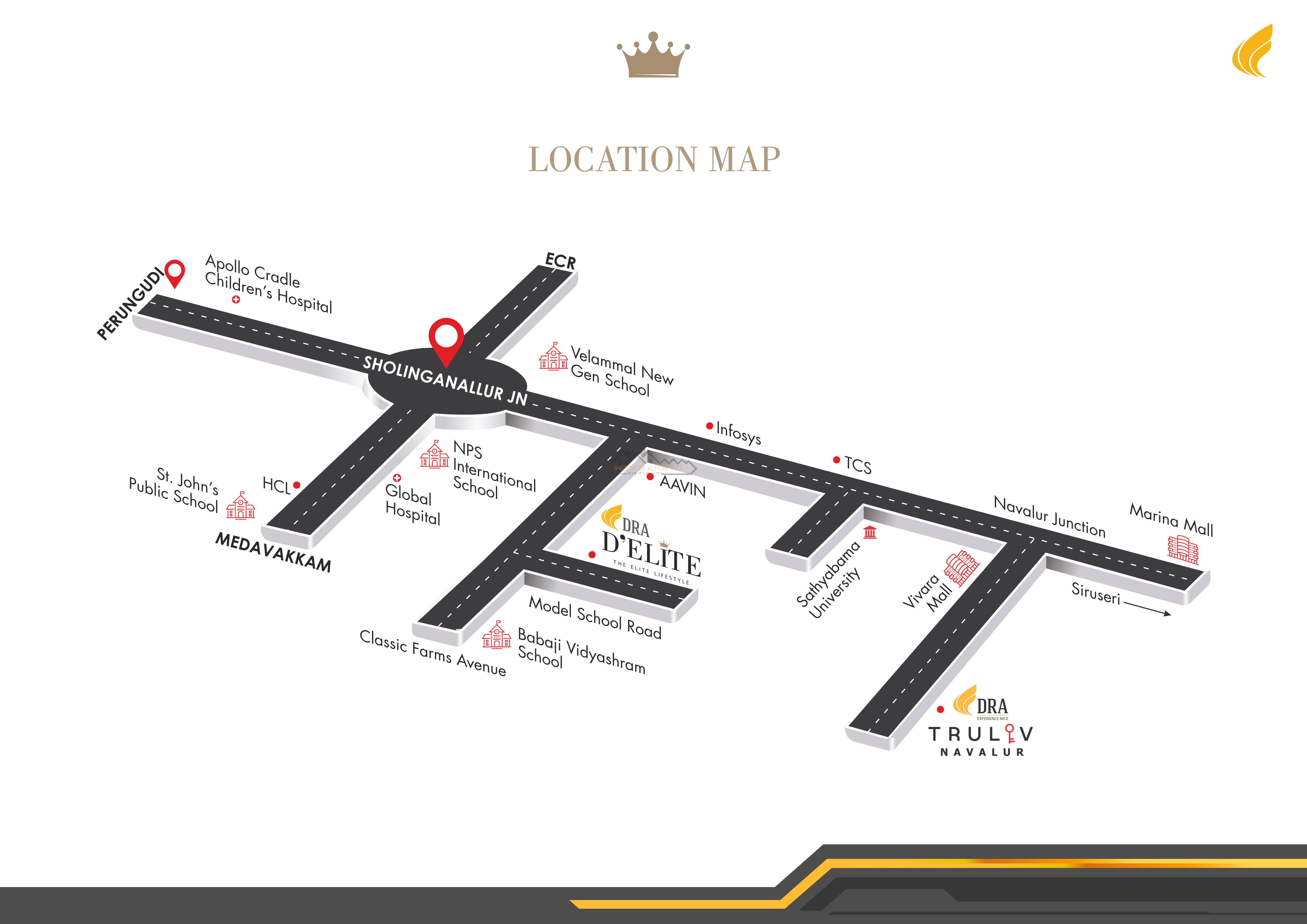 Delite Location Map